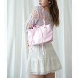 【HOOK】for girls リボン無地シルク風トートバッグ Y2K | aimoha  | 詳細画像6 
