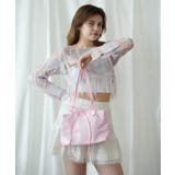 【HOOK】for girls リボン無地シルク風トートバッグ Y2K | aimoha  | 詳細画像9 