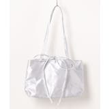 【HOOK】for girls リボン無地シルク風トートバッグ Y2K | aimoha  | 詳細画像14 