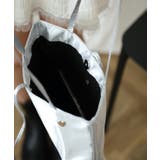 【HOOK】for girls リボン無地シルク風トートバッグ Y2K | aimoha  | 詳細画像32 