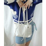 【HOOK】for girls リボン無地シルク風トートバッグ Y2K | aimoha  | 詳細画像39 