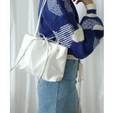 【HOOK】for girls リボン無地シルク風トートバッグ Y2K | aimoha  | 詳細画像44 