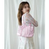 【HOOK】for girls リボン無地シルク風トートバッグ Y2K | aimoha  | 詳細画像4 