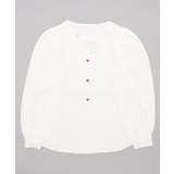 ノーカラーフロントデザインブラウス 長袖シャツ 韓国ファッション | aimoha  | 詳細画像28 