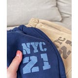 韓国子供服 暖かい裏フリーススウェットパンツ テーパードパンツ | aimoha kids | 詳細画像8 