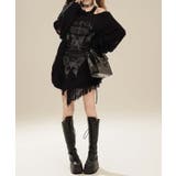 【HOOK】for girls アシンメトリーバタフライフリンジカットソー | HOOK | 詳細画像33 