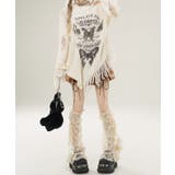 【HOOK】for girls アシンメトリーバタフライフリンジカットソー | HOOK | 詳細画像38 