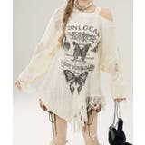 【HOOK】for girls アシンメトリーバタフライフリンジカットソー | HOOK | 詳細画像42 