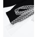 【HOOK】for girls バタフライプリント袖レースリボンライン透かしニッ… | HOOK | 詳細画像7 