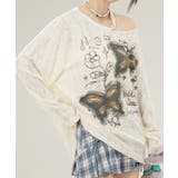 【HOOK】for girls バタフライパッチアシンメトリー透かしニットソー【… | HOOK | 詳細画像16 