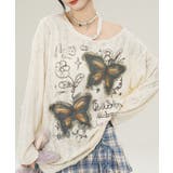 【HOOK】for girls バタフライパッチアシンメトリー透かしニットソー【… | HOOK | 詳細画像23 