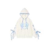 【HOOK】for girls リボン編み上げジップパーカー | HOOK | 詳細画像12