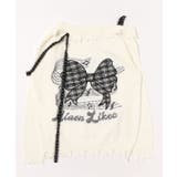 【HOOK】for girls オフショルダーリボン刺繍ニット | HOOK | 詳細画像2 