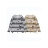 for girls ぼかしボーダー柄透かし編みニット | HOOK | 詳細画像8