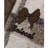 【HOOK】for girls リボン刺繍チェック柄ボアブルゾン【AW】 | HOOK | 詳細画像13