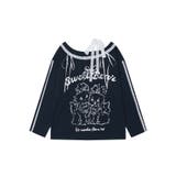【HOOK】for girls わんちゃんプリントレース使用カットソー | HOOK | 詳細画像4