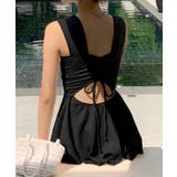 BORA AURA シャーリングキャミワンピース体型カバー水着 | aimoha | 詳細画像18