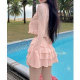 BORA AURA 4点セット レースフリル体型カバー水着タンキニ | aimoha | 詳細画像14