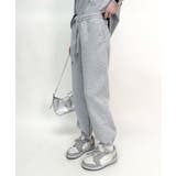 グレー | シンプルスウェットパンツ | aimoha 