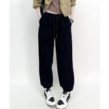 ブラック | シンプルスウェットパンツ | aimoha 