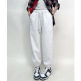 ライトグレー | シンプルスウェットパンツ | aimoha 