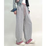 配色アクセントカラーワイドパンツ | aimoha  | 詳細画像6 