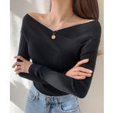 セクシーVネックニットトップス 韓国ファッション ワンピース | aimoha | 詳細画像9