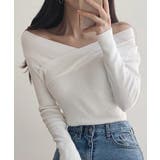 セクシーVネックニットトップス 韓国ファッション ワンピース | aimoha | 詳細画像13