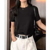 ハートポイントベーシックレーヨンTシャツ | aimoha  | 詳細画像3 