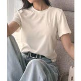 ハートポイントベーシックレーヨンTシャツ | aimoha  | 詳細画像6 
