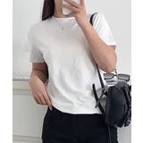 ホワイト | ベーシックフィットTシャツ | aimoha