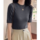 グレー | ドレープデザインTシャツ | aimoha 