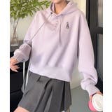 パープル | ロゴパーカー | aimoha 