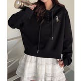 ブラック | ロゴパーカー | aimoha 