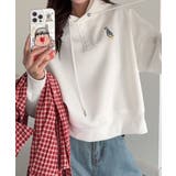 ホワイト | ロゴパーカー | aimoha 