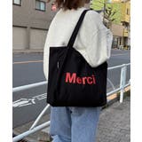 内ポケット付き韓国風ロゴトート トートバッグ  | aimoha  | 詳細画像22 