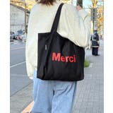 内ポケット付き韓国風ロゴトート トートバッグ  | aimoha  | 詳細画像18 