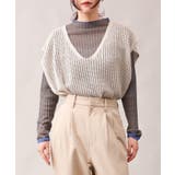 シアーフレンチニットベスト | aimoha | 詳細画像12