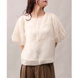 オフホワイト | シアーシンプルトップス | aimoha