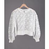 花柄チュールWZIPブルゾン | aimoha | 詳細画像13