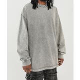 グレー | HOOK select ベーシックウォッシュロンTEE | HOOK