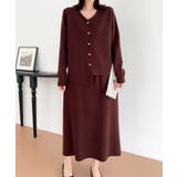 フェイクボタン付きトップスセットアップ | aimoha | 詳細画像6