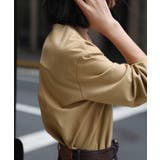 カシュクール風 Vネック フェイクレイヤードシャツ | aimoha  | 詳細画像8 