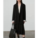 カシュクール風 Vネック フェイクレイヤードシャツ | aimoha  | 詳細画像17 