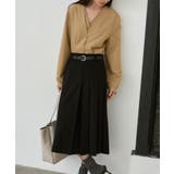 カシュクール風 Vネック フェイクレイヤードシャツ | aimoha  | 詳細画像20 