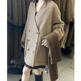 コーヒー | モダンショール ウールマフラーコート【AW】 | DECADECLASSIC
