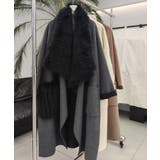 ドレープカラーデザイン ウールアシンメトリーコート【AW】 | DECADECLASSIC | 詳細画像1