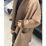 ドレープカラーデザイン ウールアシンメトリーコート【AW】 | DECADECLASSIC | 詳細画像5