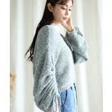 袖ドロストショートデザインニット【AW】 | aimoha | 詳細画像13