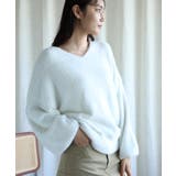 オフホワイト | ラメ入りシャギーニット【AW】 | aimoha